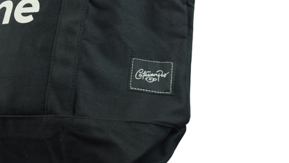 Close up image of Catawampus Ink label